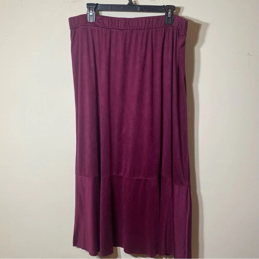Pioneer Woman Size XL Elegant Midi Purple Women's Skirt